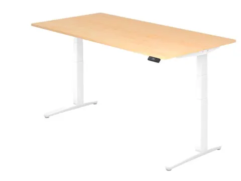 bureau assis-debout à régl. de haut. élec. HxlxP 650-1290x2000x1000