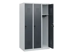 schoollocker,HxBxD 1530x900x500mm,3vak,vak B 300mm,draaigrendel