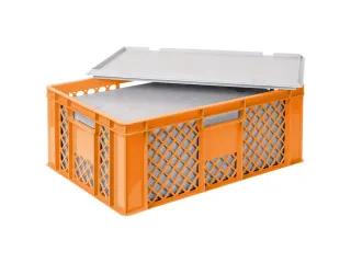 Euronorm-stapelbak,m. isoleerbox,HxLxB 240x600x400mm,43/20,4l,HDPE - 2