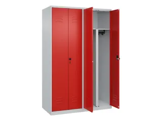 PBM-locker,HxBxD 1850x1200x500mm,4vak,vak B 300mm,draaigrendel - 2