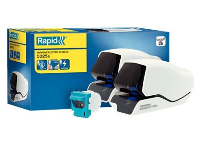 Nietmachine Rapid F18 Fullstrip 30vel 24/6 blauw | 301023 bij