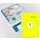 Etiket Rillprint 210x148mm fluorgeel 200 etiketten