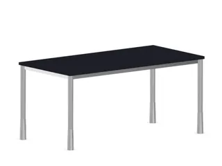 In hoogte verstelbaar bureau,HxBxD 720-840x1600x800mm,CC-zwart - 2