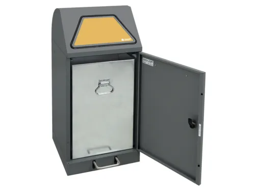 afvalverzamelaar,niet-brandbaar,1x60l,HxBxD 900x400x380mm