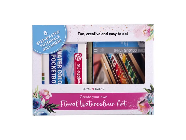 Set peinture aquarelle Talens Art Creation Floral Watercolour Art asso
