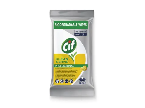 Reinigingsdoekjes CIF Pro formula Multi Clean&Shine 100 stuks