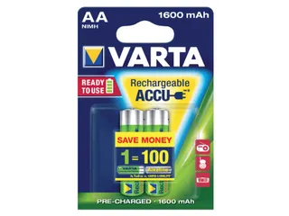 Batterij Oplaadbaar Varta 2x AA 2600Mah Ready2Use - 2