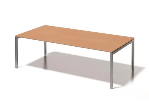 vergadertafel/directiebureau,HxBxD 650-850x2400x1200mm,rechthoekig
