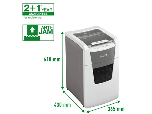 Papiervernietiger Leitz IQ Auto+ Office 150 P-4 snippers 4x28mm