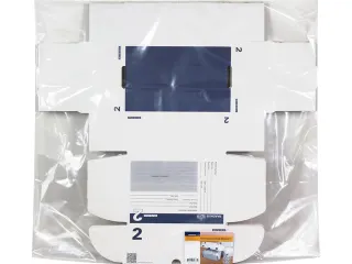 postpakketdoos 2 Raadhuis 200x140x80mm wit bedrukt 5 stuks - 3
