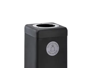 Afvalbak 60 liter EarthBin grijs zwart - 3