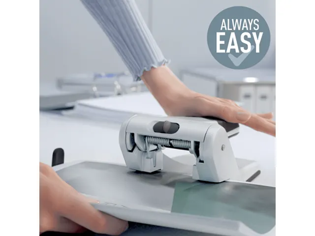 Perforator Leitz Heavy Duty 5180 2-gaats 65vel zilver