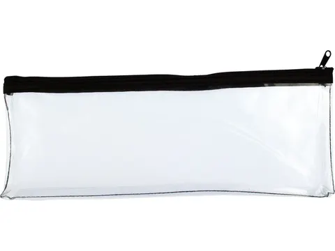 Etui Kangaro transparant 125x330mm zwarte rits