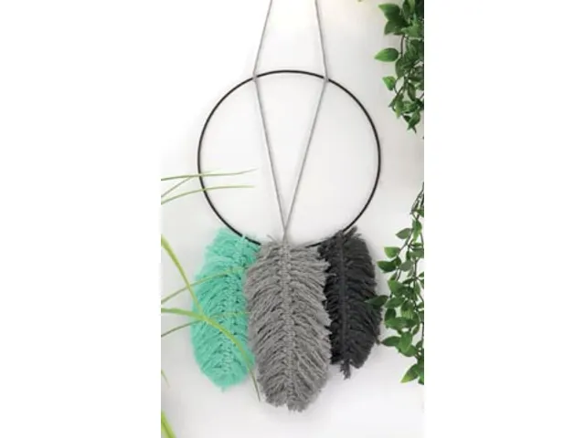 Macramé touw, 2,5 mm x 80 m, muntgroen