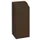 Verzamelaar 45 liter HxBxD 790x320x320mm sticker gft-afval Bruin sepia