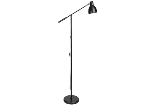 Vloerlamp MAUL Finja excl. LED lamp hg 138cm arm 30cm zwart
