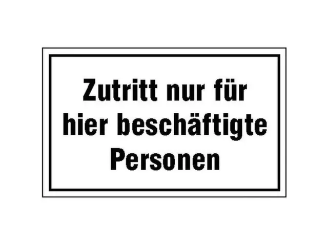 aanwijzingsbord,Toegang uitsluitend voor bevoegde personen