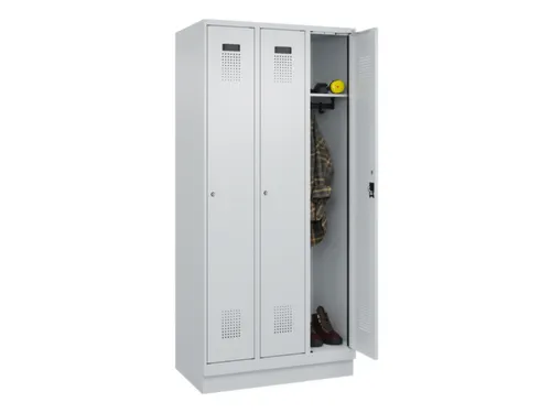locker,HxBxD 1950x900x500mm,3vak,vak B 300mm,cil.-slot,sokkel