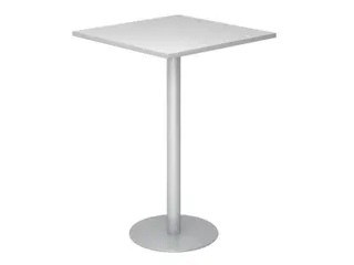 statafel,HxBxD 1116x800x800mm,vierkant,schotelvoet zilverkleurig - 2