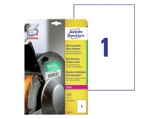 Etiket Avery Zweckform L7917-10 210x297mm polyethyleen wit 10 stuks - 1