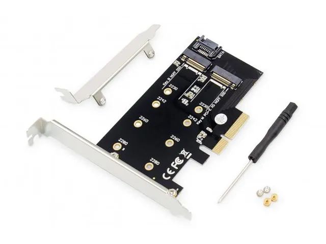 M.2 NGFF/NVMe SSD PCI Express 3.0 (x4) uitbreidingskaart
