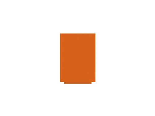 Whiteboard Rocada Skincolour 55x75cm oranje gelakt