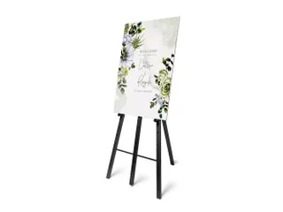 Ezel Hardhout Zwart voor Krijtbord of Paneel met print - 5
