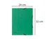 Elastomap3 klep. ged ruckt 355g groen