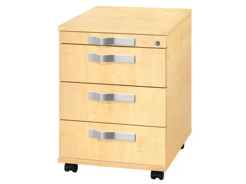 mobiel ladeblok,HxBxD 590x428x560mm,3lade(n),cil.-slot,stanggreep