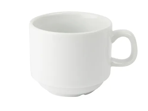 Theekop Olympia Whiteware 200 ml doos 12 stuks wit
