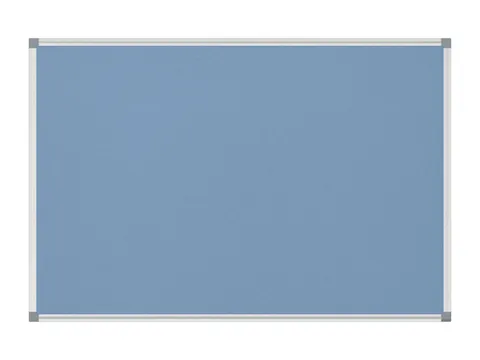 Prikbord MAULstandaard 90x120cm Textiel Lichtblauw