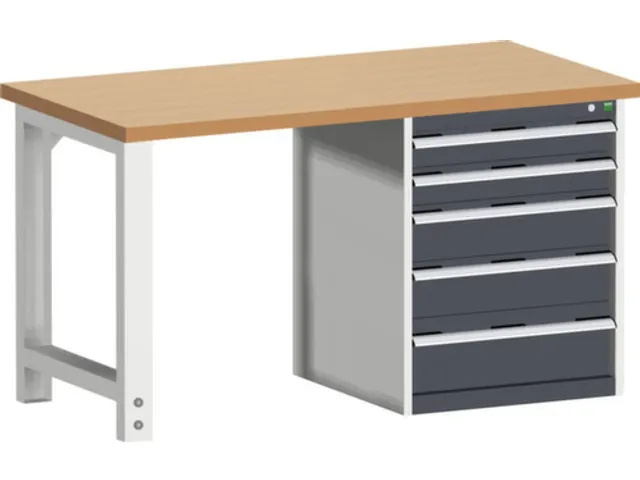 werkbank,HxBxD 840x1500x750mm,beukenblad,draagverm. 1500kg