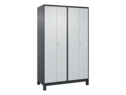 locker voor scheiding van kleding,HxBxD 1950x1200x500mm,4vak