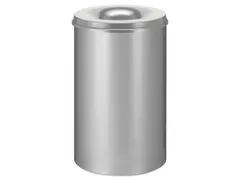 Vlamdovende papierbak 110 liter Grijs