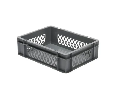 Euronorm-Stapelbak 10l H X L X B 120x400x300mm Grijs