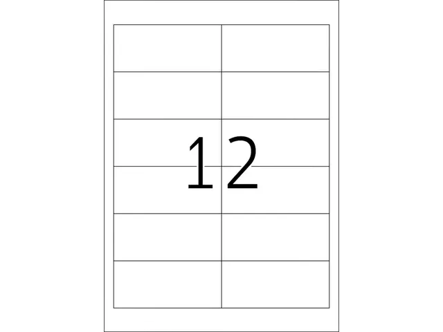 HERMA 4595 Weerbestendige Inkjet-etiket A4 97x42,3mm Wit 120 stuks