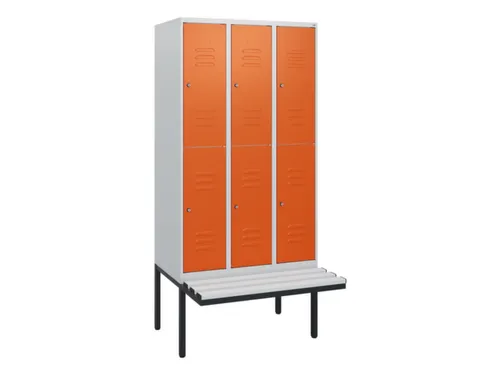 Dubbeldekse dekenkist,HxBxD 1950x900x815mm,3x2vak.,vak B 300mm