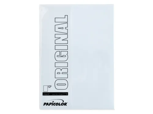 Kopieerpapier Papicolor A4 200gr 6 vel babyblauw