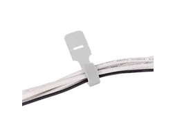 Addit Kabelbinders klittenband 12x250mm Wit 10 stuks