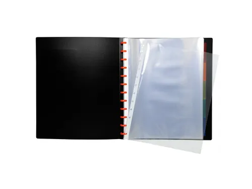 Showalbum Exavieuw PP ring 20 tas A4 zwart