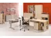 Bureau C-Poot Hxbxd 680-820X800X800Mm Esdoorn