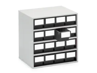 ESD-stellingbak,HxBxD 82x92x300mm,PP,zwart - 3