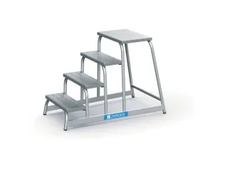 machine-opstapje bordes H 800mm 4treden aluminium - 3