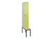 locker voor scheiding van kleding,HxBxD 2120x300x815mm,1vak