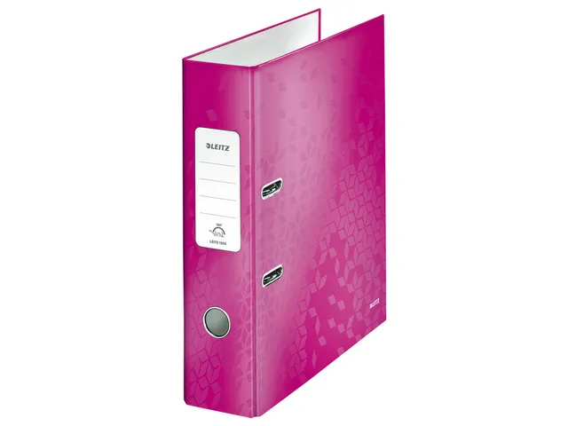 Ordner Leitz 1005 WOW 180° A4 80mm karton roze