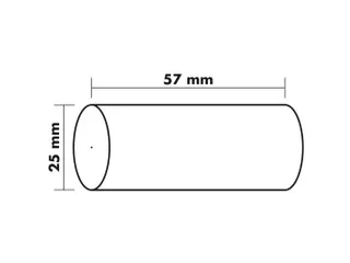 Rollen voor rekenmachines 57x25x0x6,5 1-Laags - 4