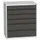 ladekast HxBxD 900x800x550mm 6laden romp RAL7035 front RAL7016