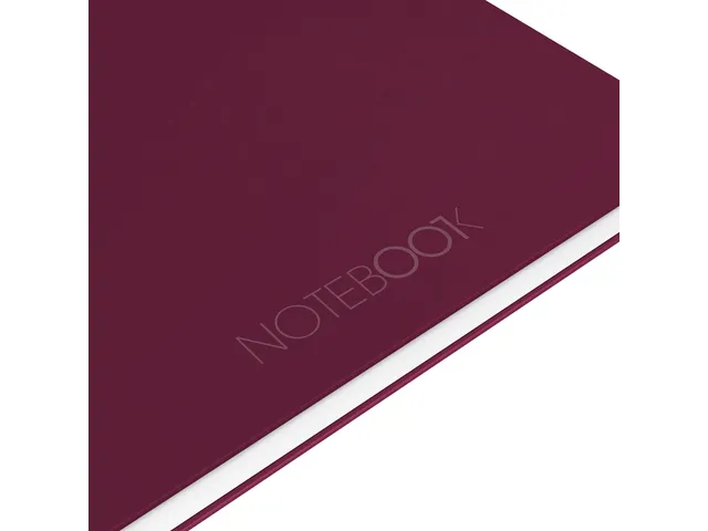 Spiraalblok Oxford International Notebook A4+ lijn Rood