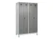 locker voor scheiding van kleding,HxBxD 1950x1200x500mm,4vak