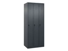 locker,HxBxD 1850x750x500mm,3vak,vak B 250mm,draaigrendel